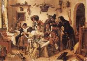 Jan Steen The World Upside Down oil